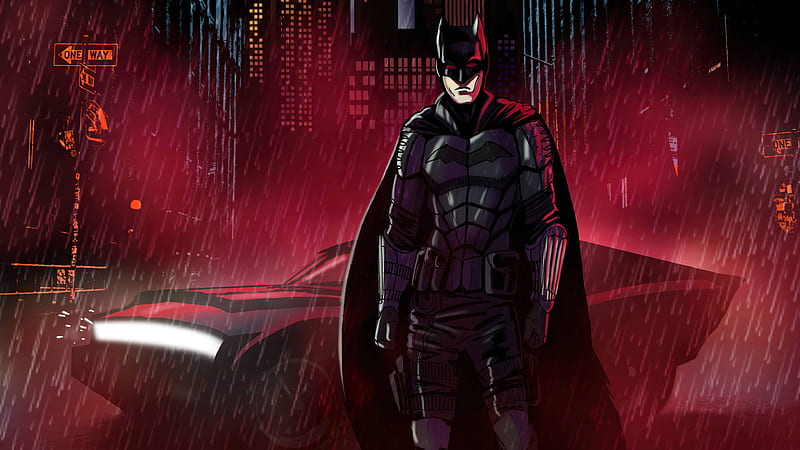 The Batman Night Cyberpunk Neon, Superheroes, , , Background, and, Batman  Cool Neon, HD wallpaper | Peakpx