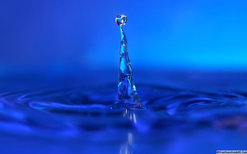 Uhq hi res water drops stockblogspotcom 11 jpg water h2o droplet blue  HD wallpaper  Peakpx