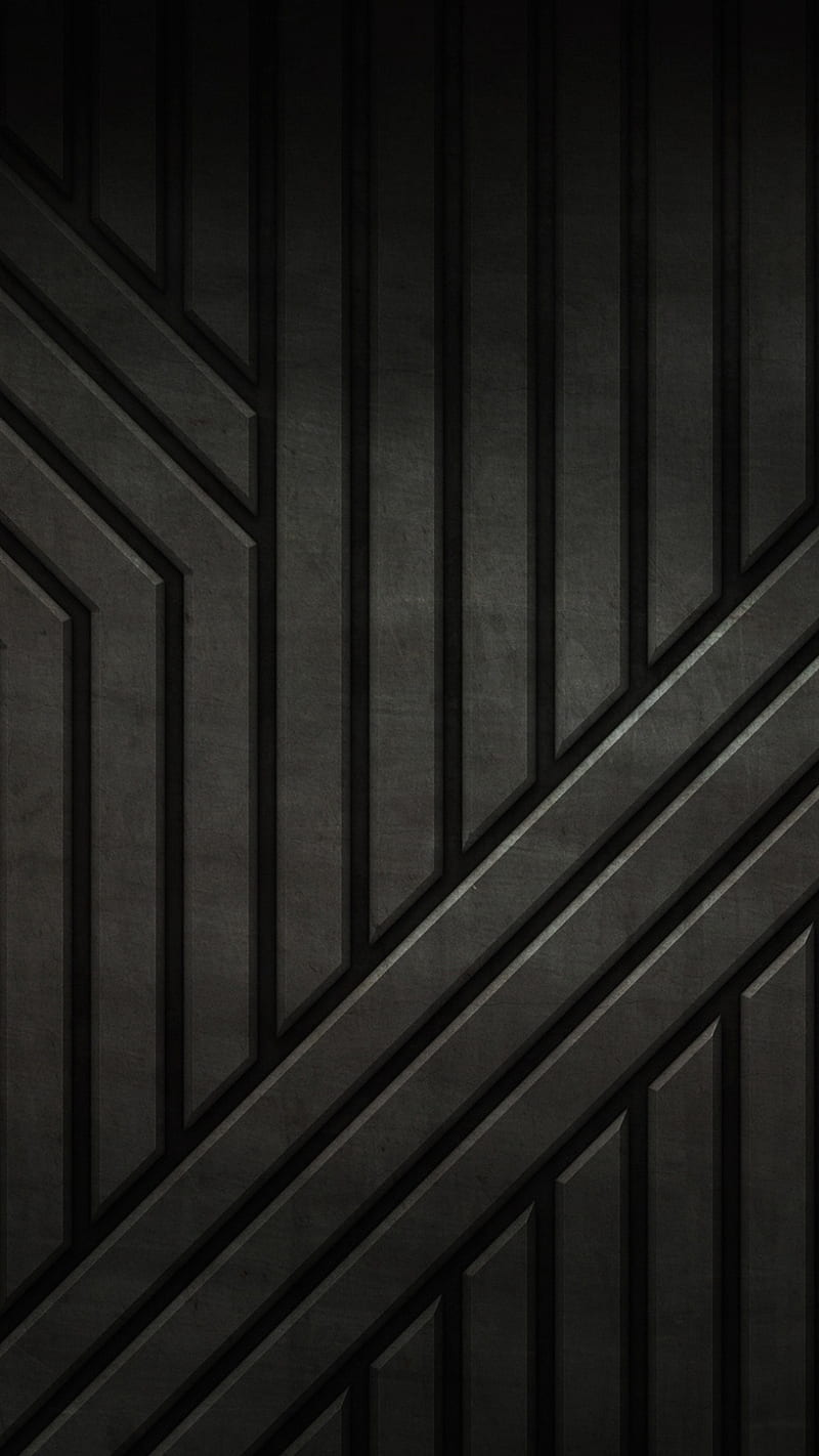 Metal, black, pattern, steel, texture, HD phone wallpaper