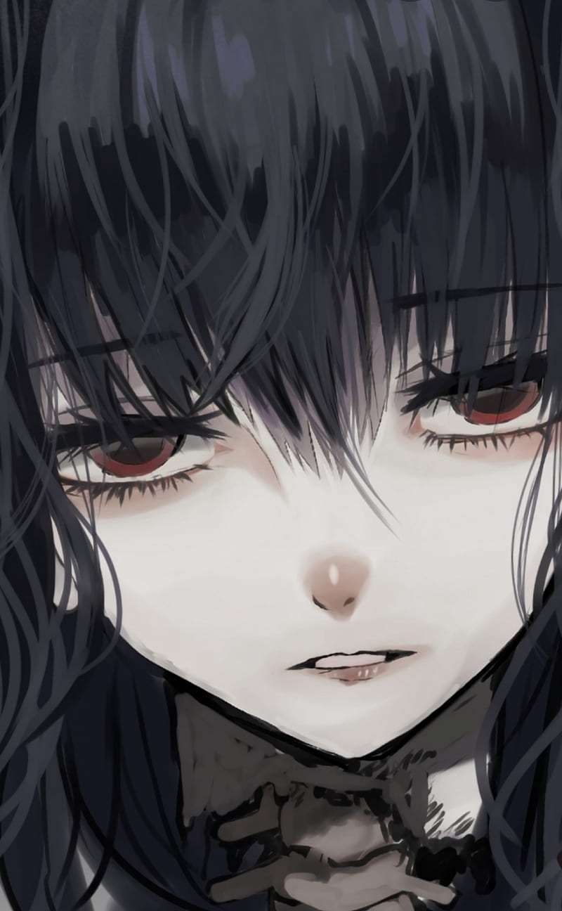 Download Anime Goth Girl Instagram Profile Wallpaper