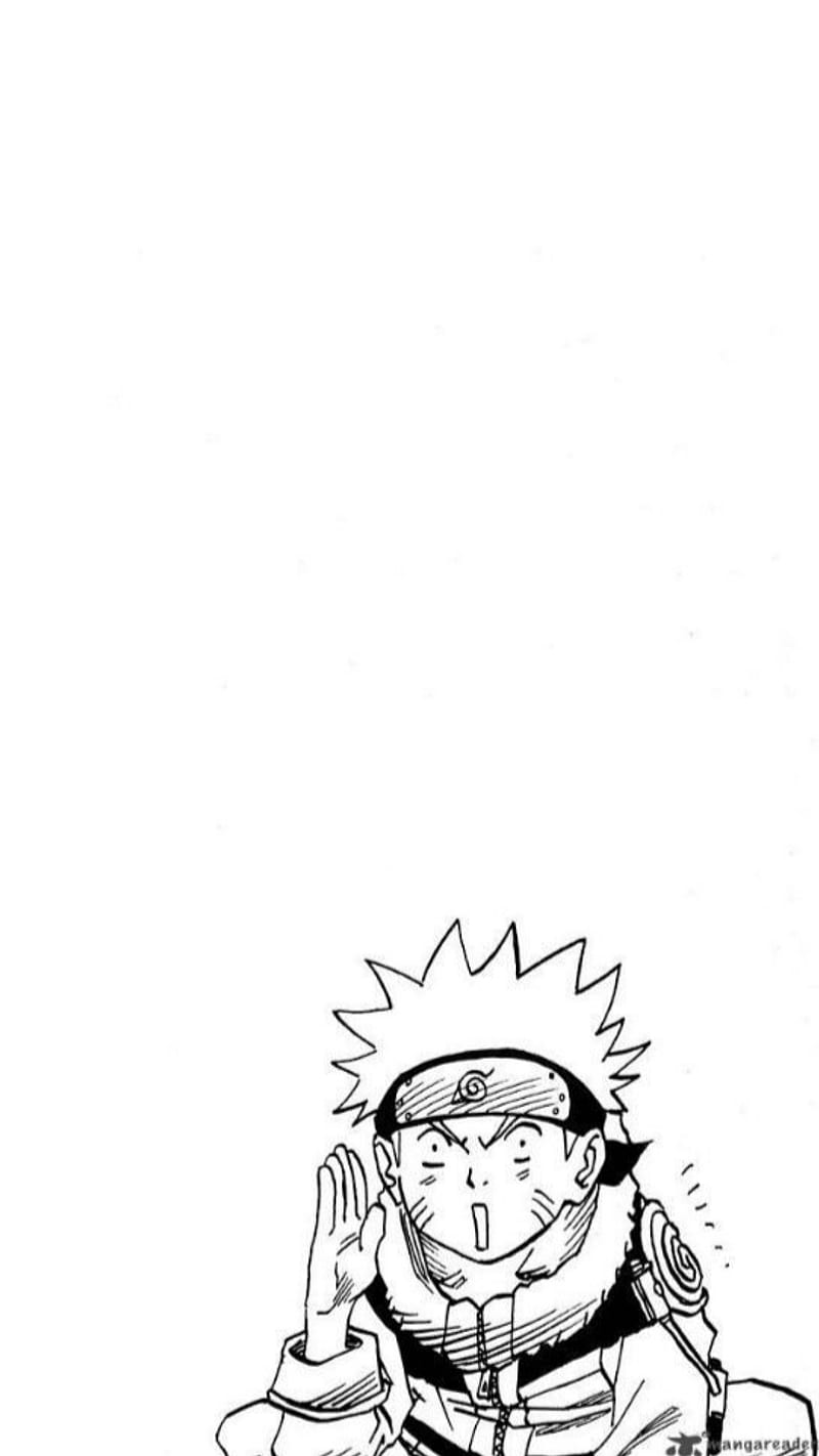 Naruto-kun, aesthetic, anime, black and white, manga, naruto, HD phone  wallpaper | Peakpx