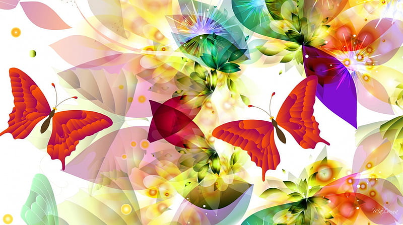 Butterfly Retreat, colorful, butterfly, bright, papillon, colors, nature,  butterflies, HD wallpaper | Peakpx