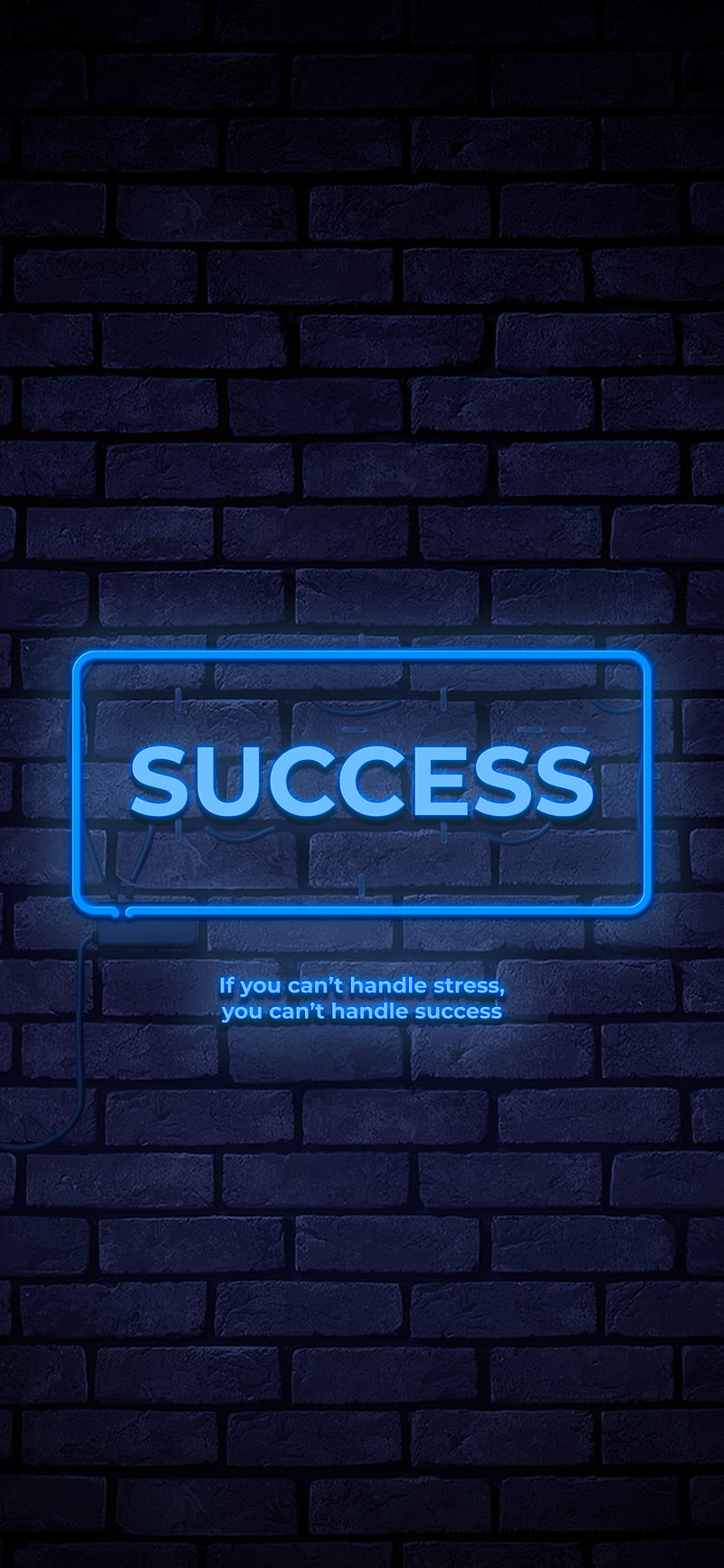Success, light, lockscreen, neon, quotes, stress, HD phone wallpaper |  Peakpx