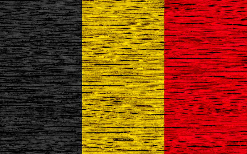 Flag of Belgium Europe, wooden texture, Belgian flag, national symbols, Belgium flag, art, Belgium, HD wallpaper