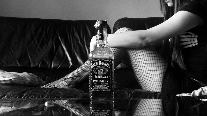 Jack Daniels Woman, Woman, Whiskey, Jack Daniels, Drinks, HD wallpaper