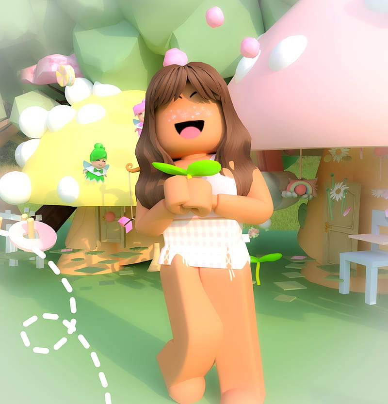 ROBLOX GFX- Floral  Dont touch my phone wallpapers, Roblox, Wallpaper
