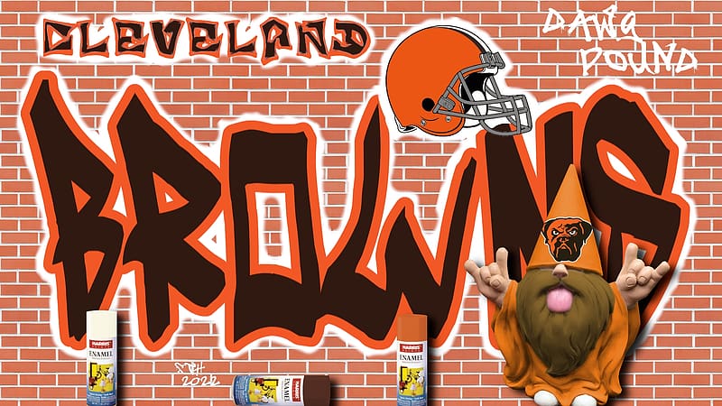 American Football Cleveland Browns Brown Helmet With Black And Brown  Background HD Cleveland Browns Wallpapers, HD Wallpapers