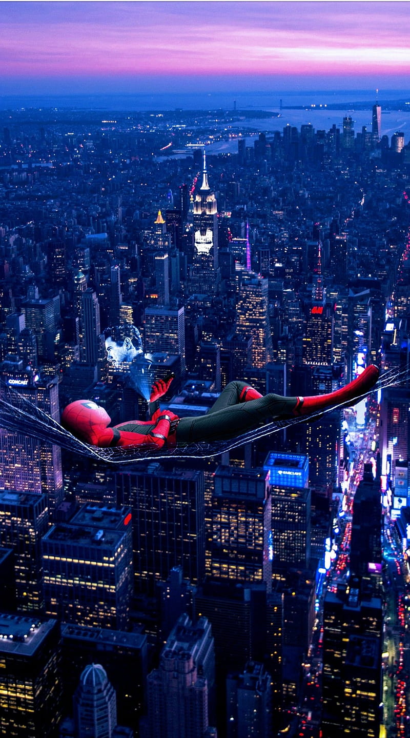 Spiderman, far from home, marvel, HD phone wallpaper