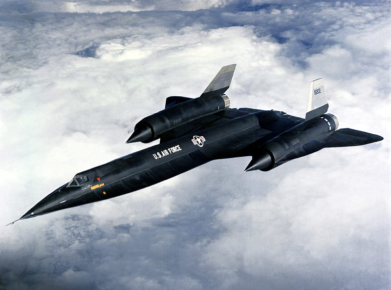 Lockheed A-12, blackbird, black, sky, sr71, airplane, plane, a-12, lockheed, cia, flying, a12, sr-71, jet, HD wallpaper