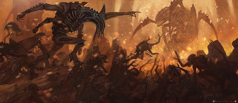 Warhammer, Warhammer 40K, Video Game, Tyranids (Warhammer), Randbin, Randize, HD wallpaper