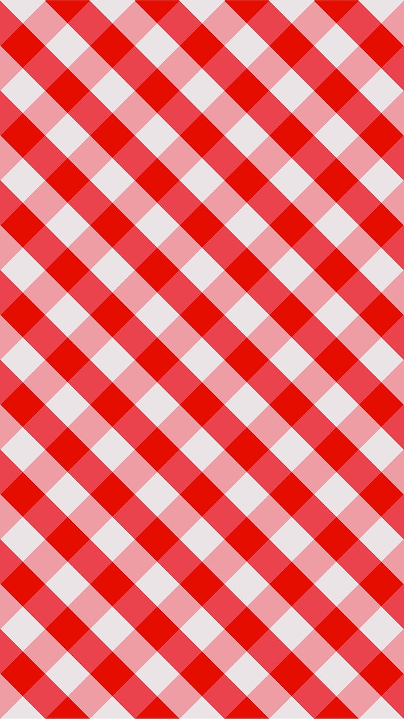 Checkered, abstract, pattern, plaid, red, seamless, white, HD phone  wallpaper | Peakpx