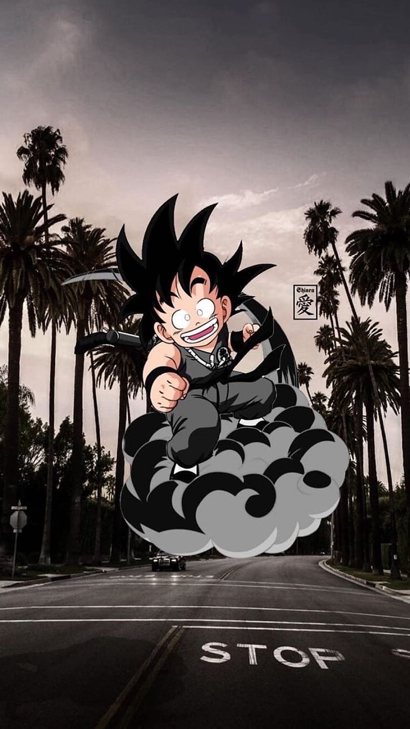Kid Goku, dbz, dragon ball z, goku, HD phone wallpaper | Peakpx