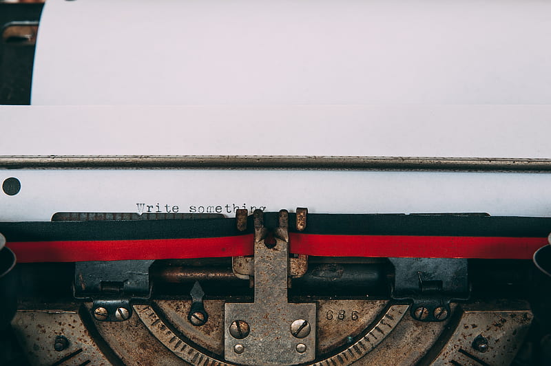 typewriter, letters, words, sheet, inscription, HD wallpaper