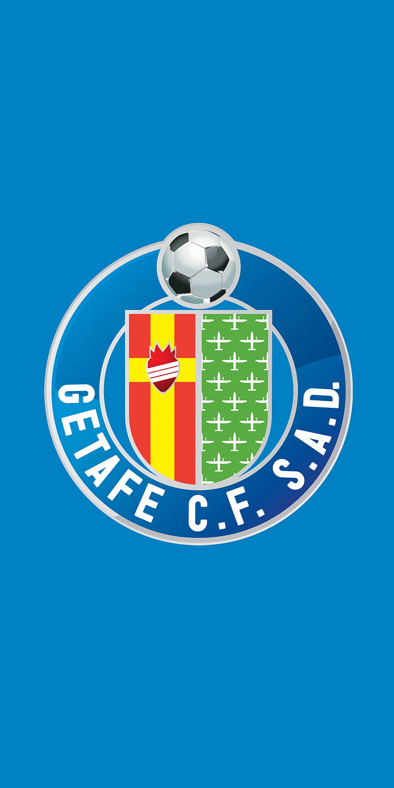 getafe, soccer, la liga, logo, HD phone wallpaper