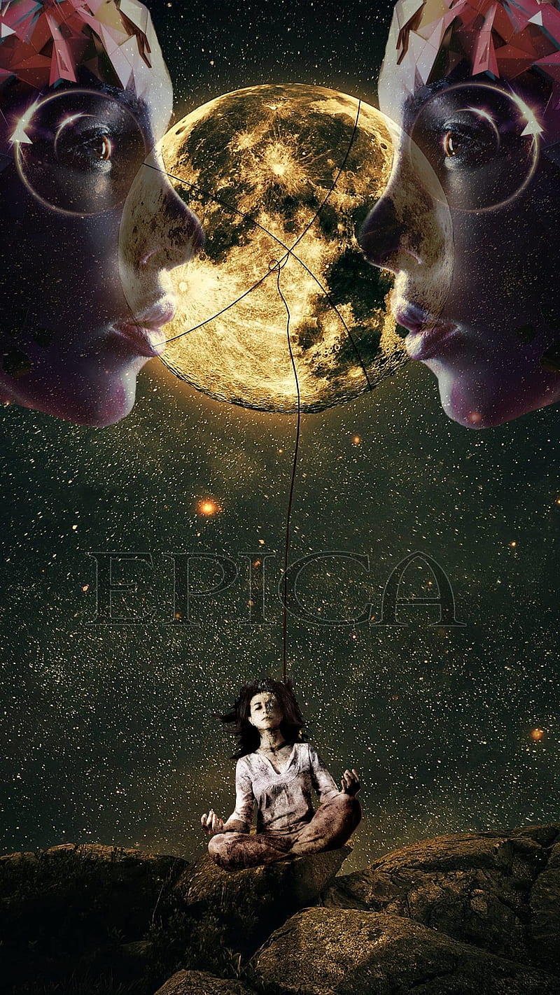EPICA , epica, metal, nightwish, simone simons, symphonic metal, the holographic principle, HD phone wallpaper