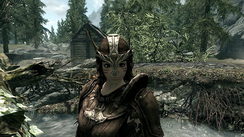 Skyrim Prettys 1, Pretty, Screenshot, Video Game, Amame, Console Game, Face, Face Painting, modded, Trees, nice, modified, Follower, Skyrim, Elder Scrolls, Cabin, beautyfull eyes, The Elder Scrolls, The Elder Scrolls V, Nice Face, Console, Fantasy, Fantasy Game, Eyes, Pretty Face, Water, Mod, Game, beautyfull, Teddy, Tamriel, Tree, HD wallpaper
