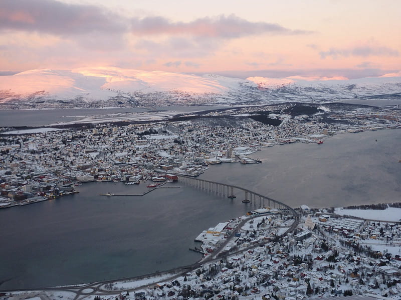 Tromso - Norway, europe, tromso, winter, norway, HD wallpaper