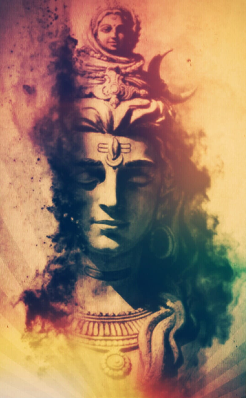  Lord Shiva Adiyogi Phone Amoled HD Wallpaper Download  MyGodImages