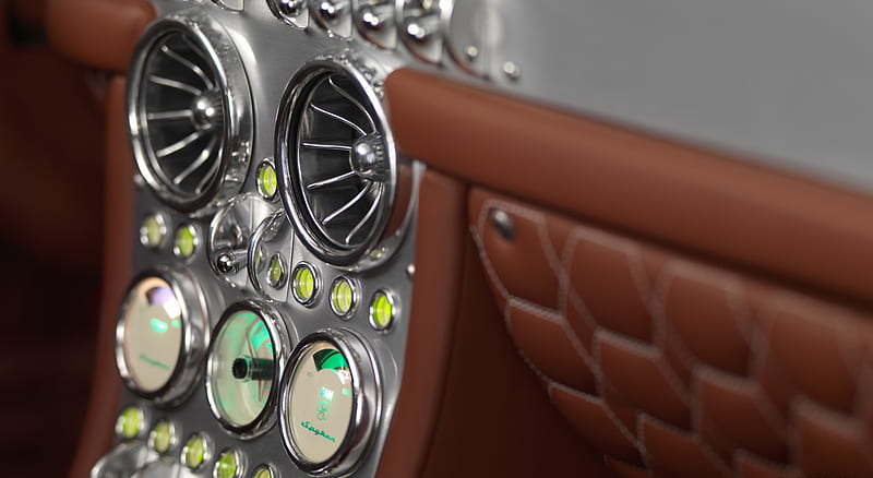 2017 Spyker C8 Preliator (Color: Satin Jet Grey) - Interior, Detail , car, HD wallpaper