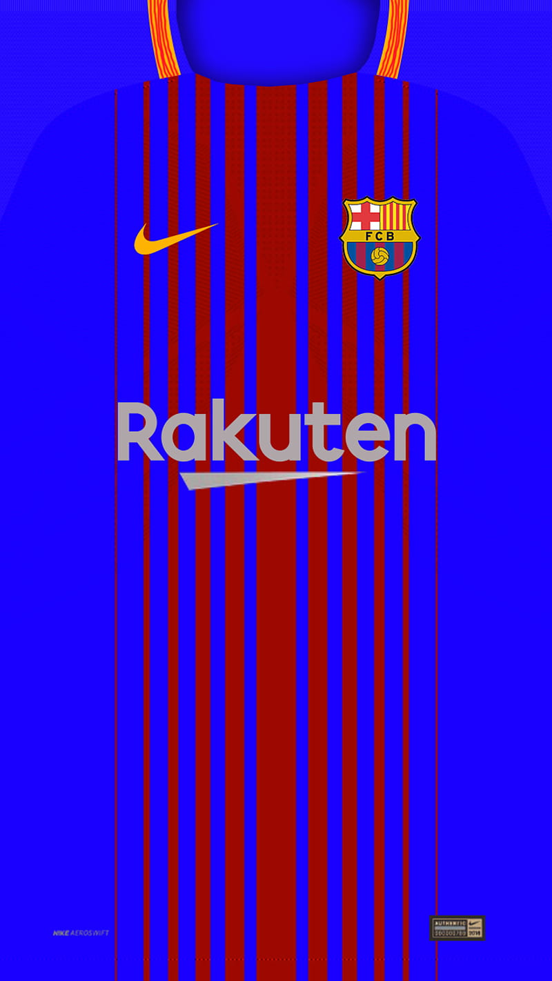 Barcelona Home Kit, football, teams, HD phone wallpaper