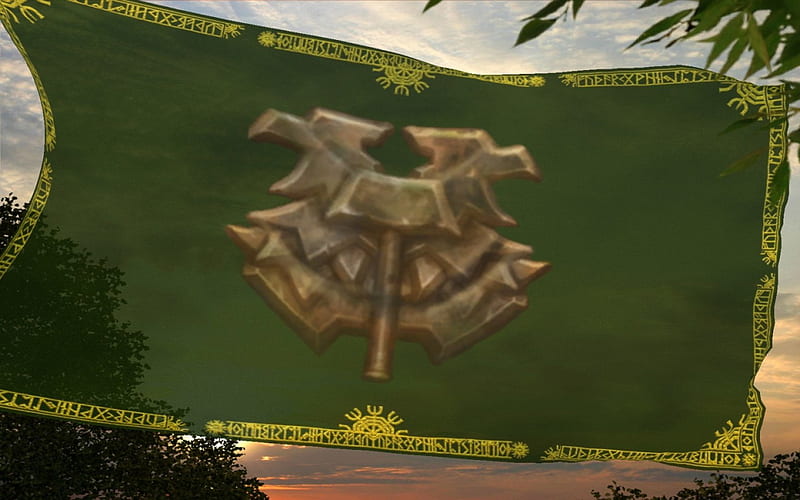 Flag of the Wildhammer clan, Dwarves, Dwarf, Wildhammer, World of Warcraft, Warcraft, WoW, Wildhammer Clan, HD wallpaper