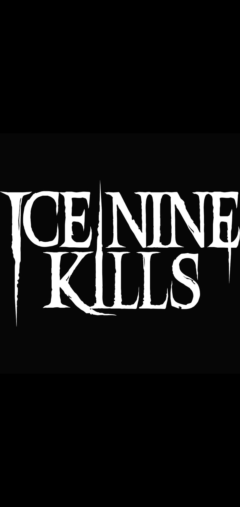 Ice Nine Kills, black and white, heavy metal, ix, logo, music, HD phone wallpaper
