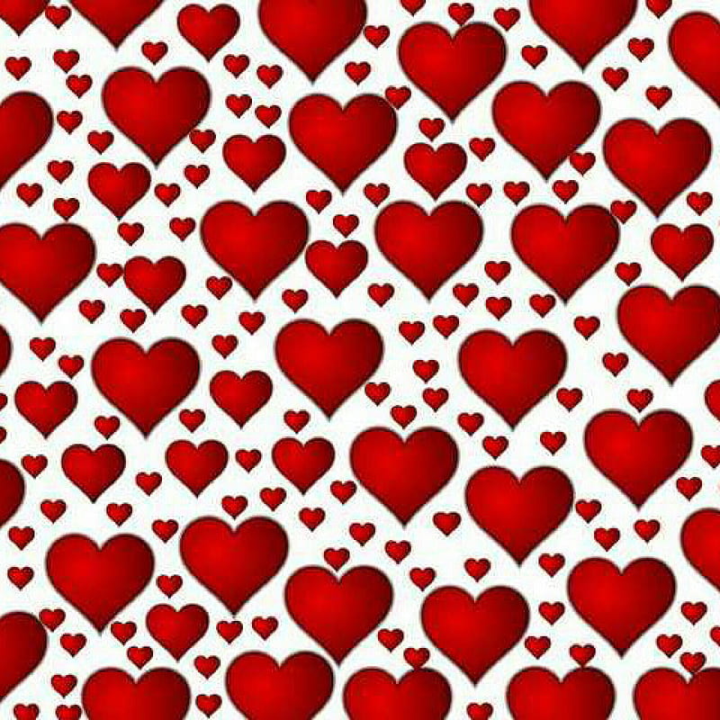 Corazones, amor, corazones rojos, Fondo de pantalla de teléfono HD | Peakpx