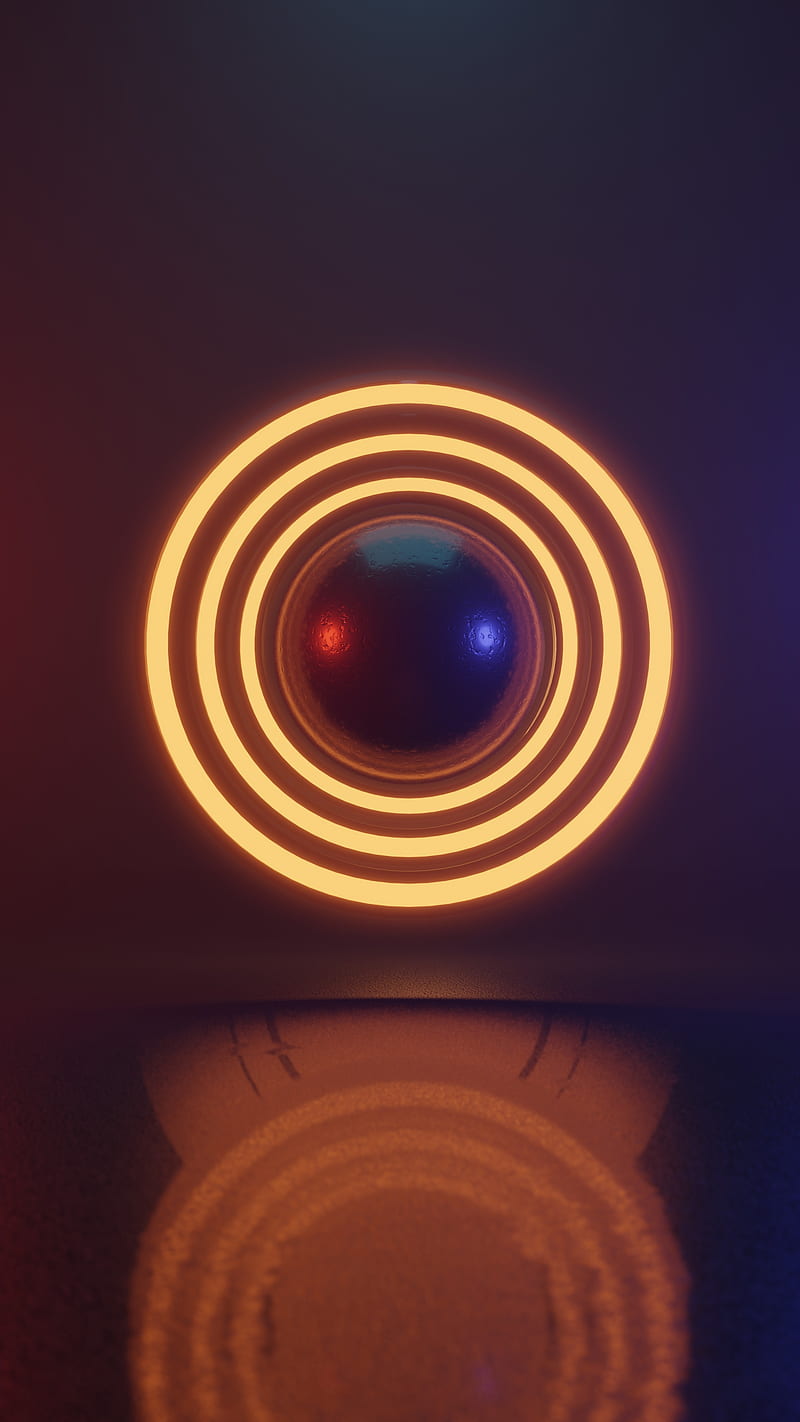Sci fi Orb, 3d render, glowing, neon, reflection, ring light, sci fi, HD  phone wallpaper | Peakpx