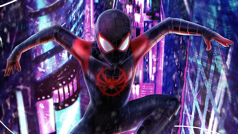 2020 Spider Man Miles Art, spiderman, superheroes, artwork, artist, artstation, HD wallpaper