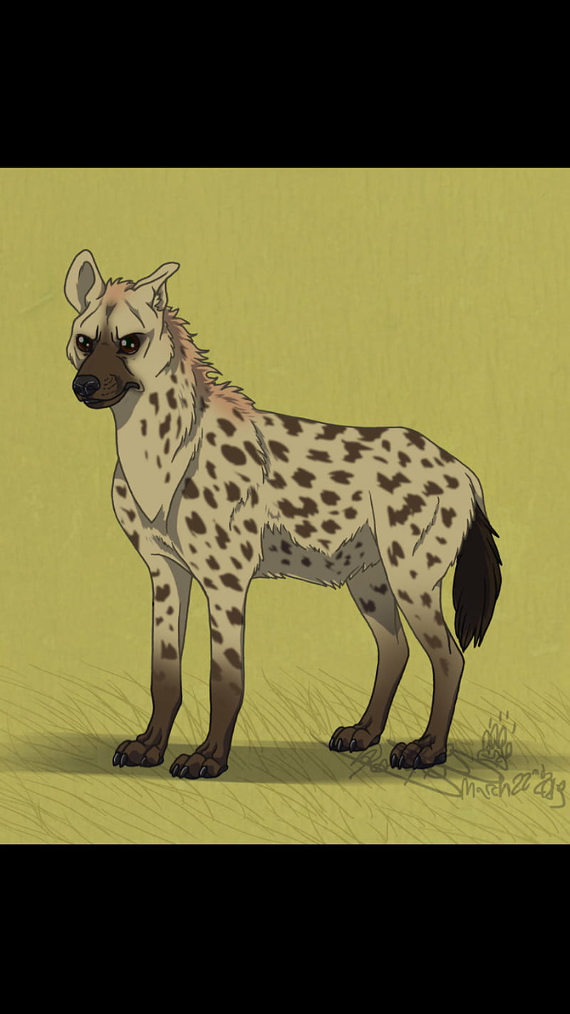 Cute Anime Hyena - Generative AI Stock Illustration - Illustration of  cartoon, cute: 275197981