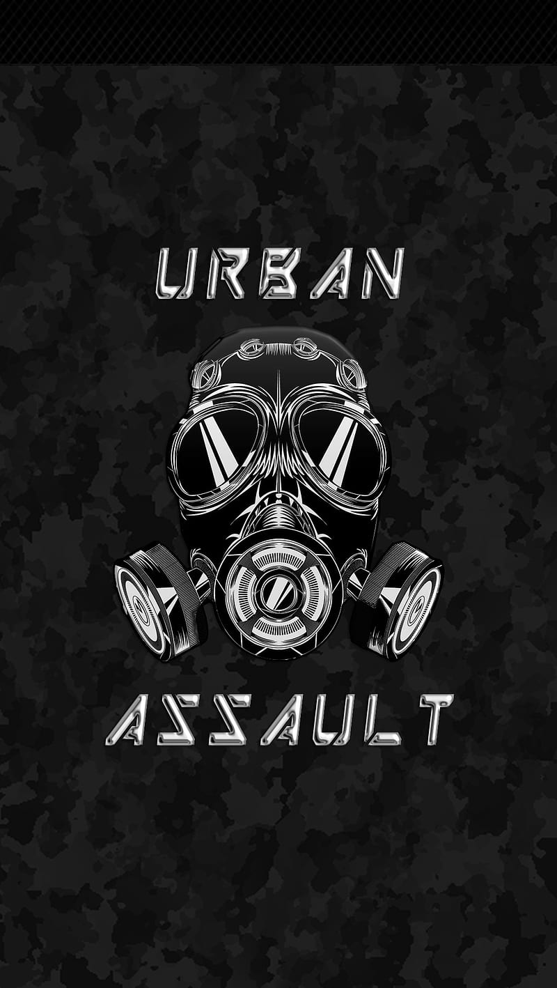Urban Assault Ii 929 Black Camouflage Gas Mask Operator Punisher