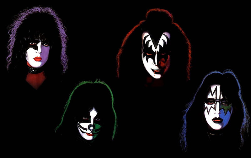 Kiss, peter criss, paul stanley, kiss band, gene simmons, ace frehley, HD wallpaper
