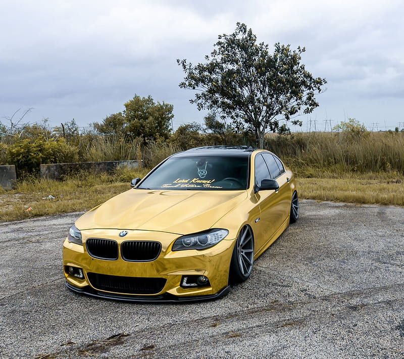 Bmw M4, car, edition, gold, HD wallpaper