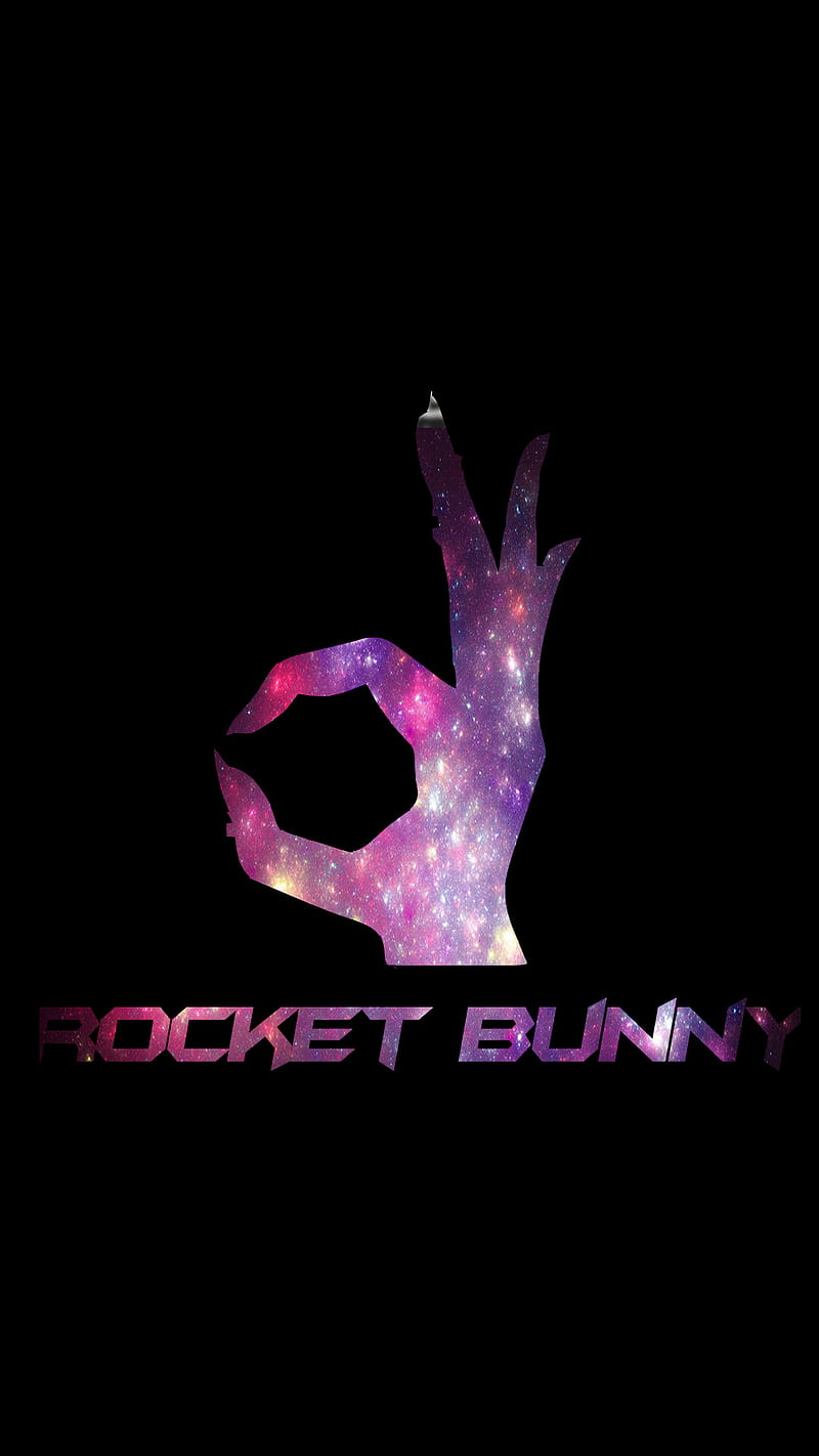 Rocket Bunny logo 2, logo, rocket bunny logo nebula, HD phone wallpaper