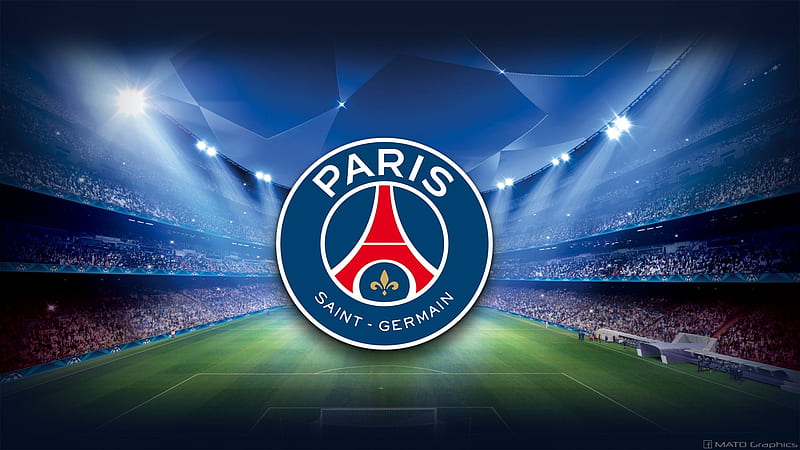Paris Saint-Germain F.C., emblem, soccer, champions league, psg, paris saint germain, HD wallpaper