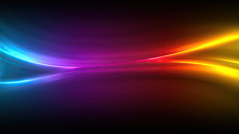 neon color gradient, smooth transition, Abstract, HD wallpaper