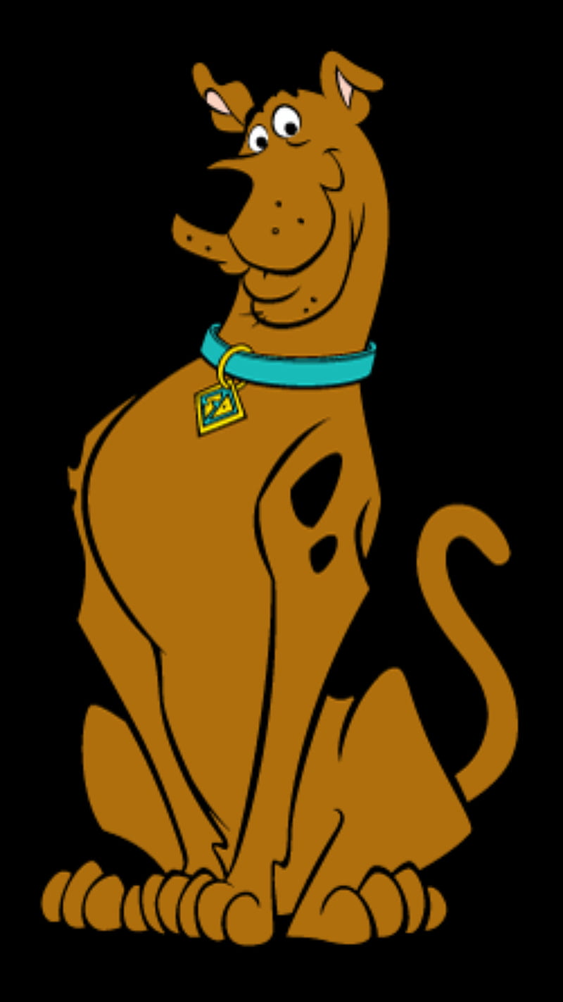 Scooby Doo Portrait, funny, scooby doo, HD phone wallpaper