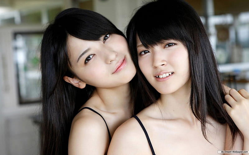 Suzuki Airi And Yajima, cute, beauty, girl, love, HD wallpaper