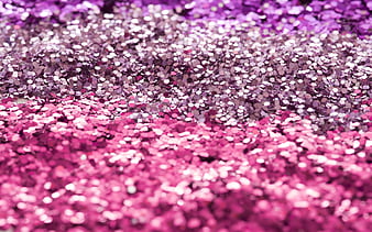 purple glittering background purple glitter texture, close-up, sparkles, purple glittering texture, glitter textures, purple backgrounds, HD wallpaper