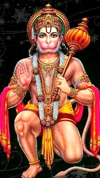 HD wallpaper: Sri Anjaneya, Hanuman Buddha, God, Lord Hanuman, one person,  indoors | Wallpaper Flare