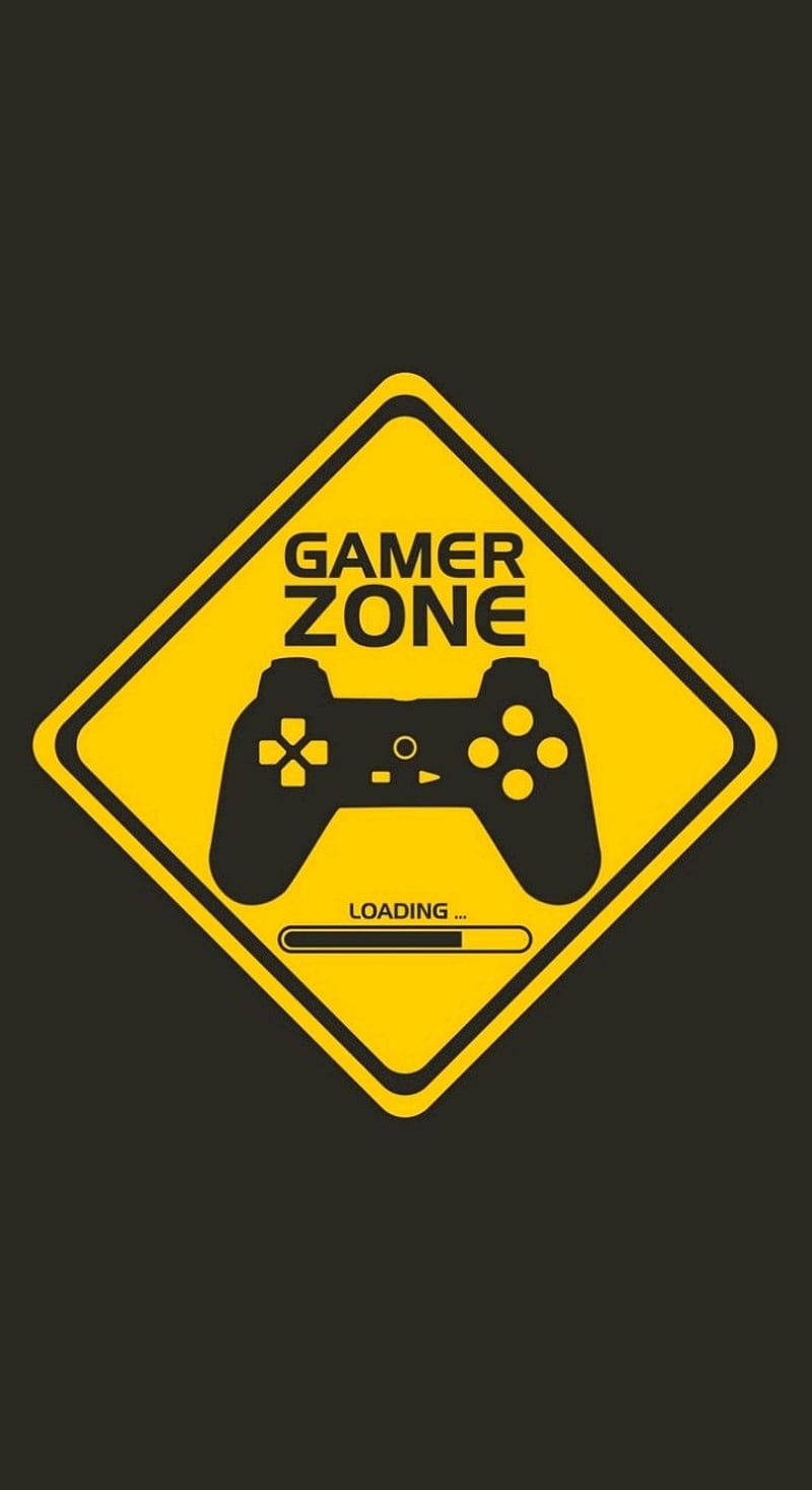 Gamer, zone, loading, warning, danger, toxic, HD phone wallpaper