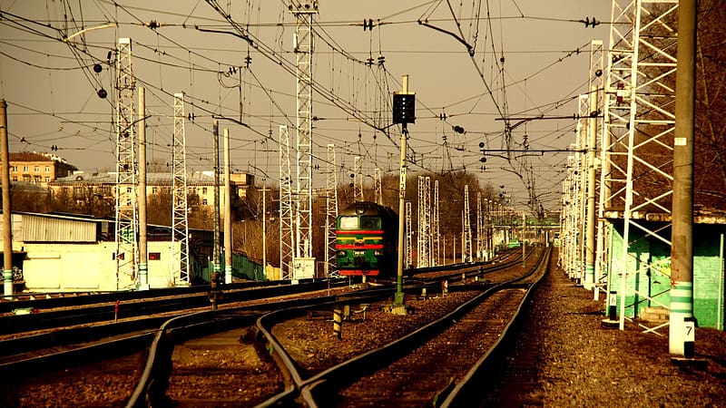 Train, Railroad, , Electric Train, HD wallpaper