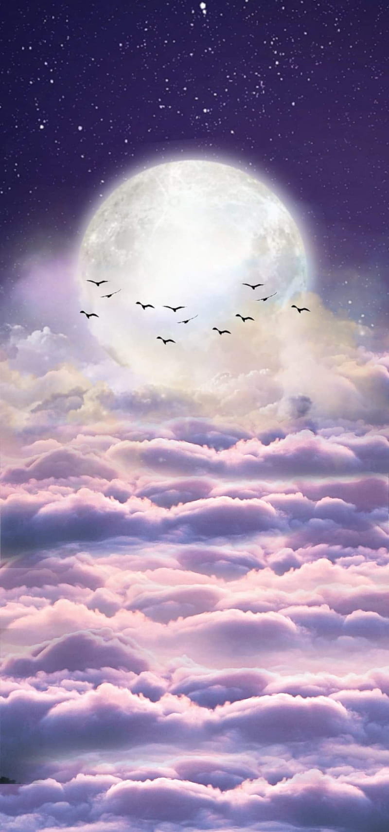 Dreamy Beautiful Moon Background, Moon, Background, Dream Background Image  And Wallpaper for Free Download
