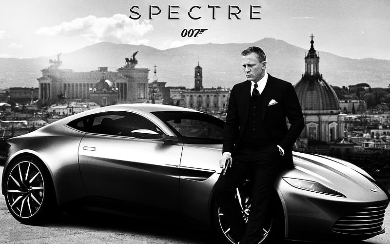 James Bond, Daniel Craig, Movie, Spectre, Spectre (Movie), Aston Martin Db10, HD wallpaper