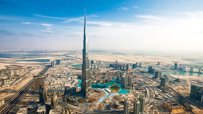 Cities, Dubai, Aerial, Architecture, Building, City, Cityscape, Panorama, Skyscraper, HD wallpaper
