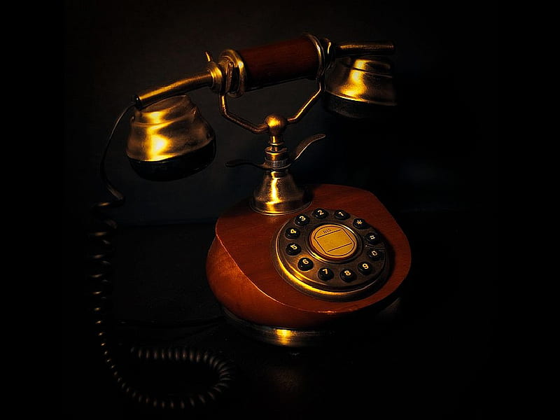 Old Telephone, cool, telephone, old, HD wallpaper