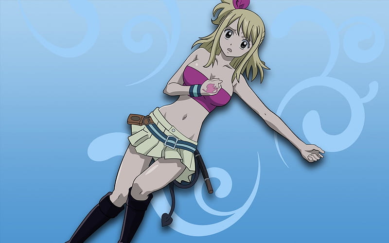 HD wallpaper: Lucy Fairy Tail character, Anime, Girl, Lucy