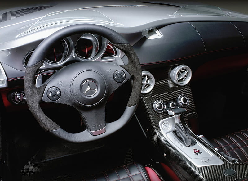 Mercedes-Benz SLR Stirling Moss - Steering Wheel, car, HD wallpaper