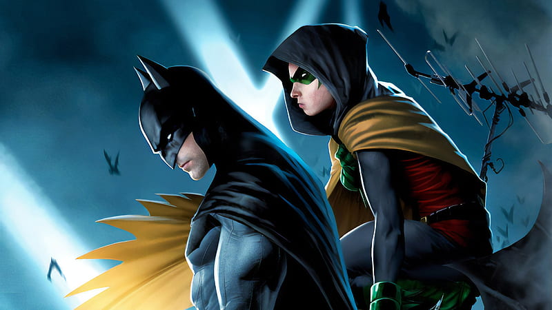 Batman Robin Art, batman, robin, superheroes, artwork, HD wallpaper
