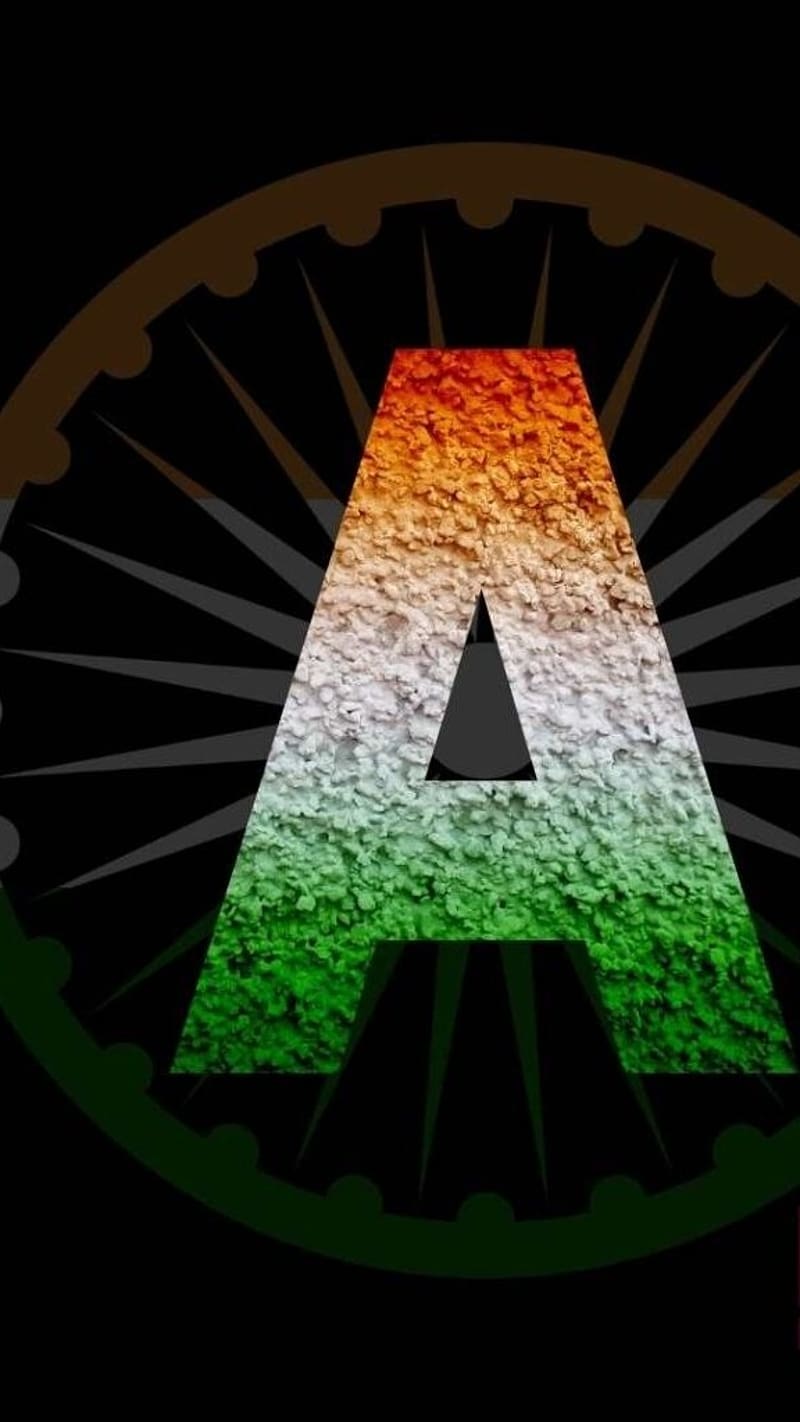 Independence Day S Letter, amoled indian flag HD phone wallpaper | Pxfuel